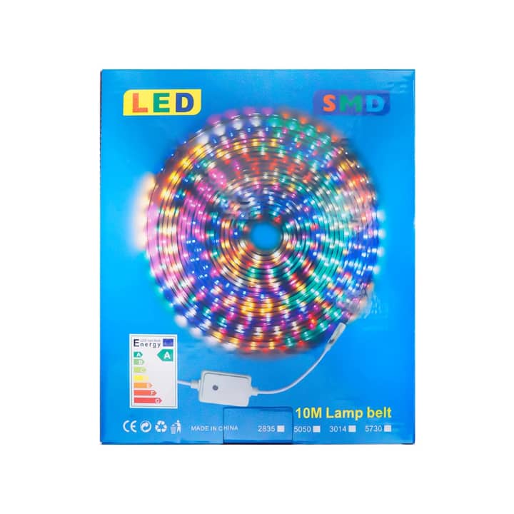 BANDE LUMINEUSE LED RGB 10M HAUTE INTENSITE