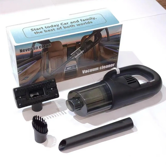 🚗 Aspirateur Portable Pour Voiture – Nettoyage Puissant et Compact