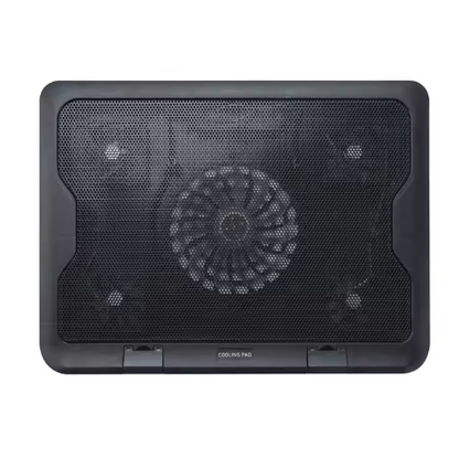 Support Réglable 2-en-1 avec Ventilateur – Pour Ordinateur Portable & Téléphone