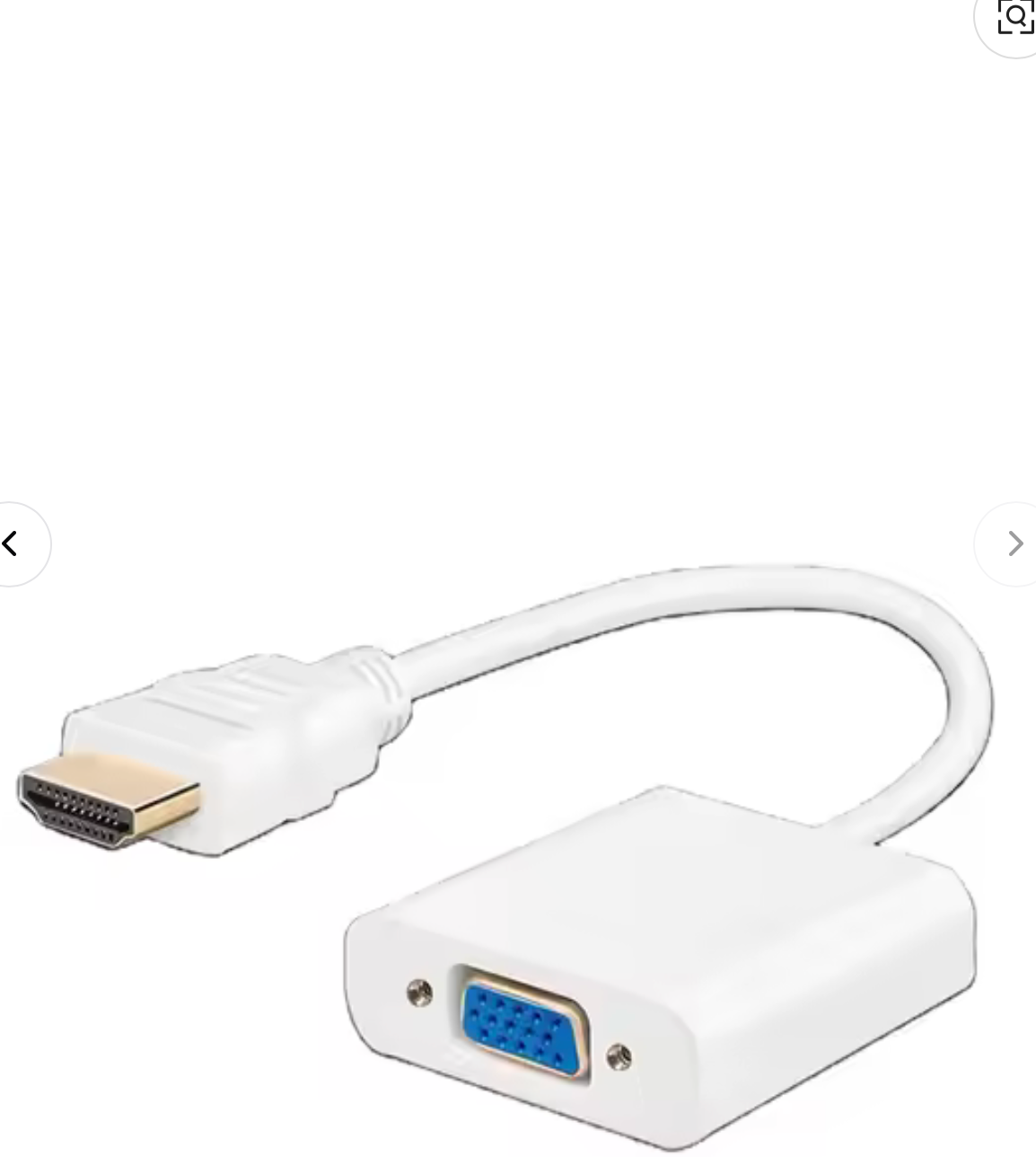 🔌 Adaptateur HDMI vers VGA avec Audio – Connectez facilement vos écrans !