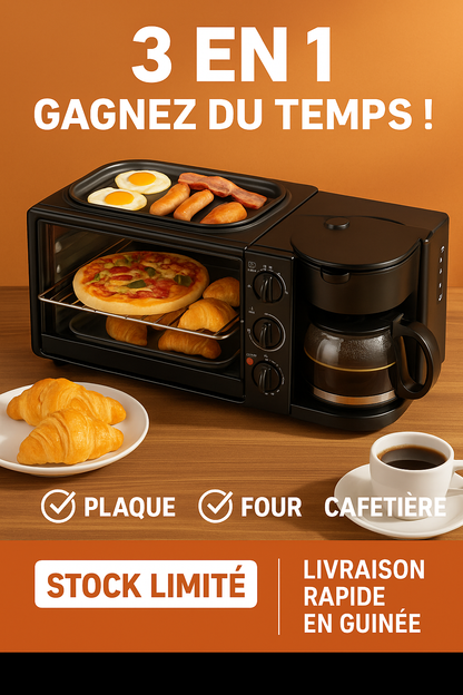 MACHINE A PETIT DEJEUNER 3 EN 1