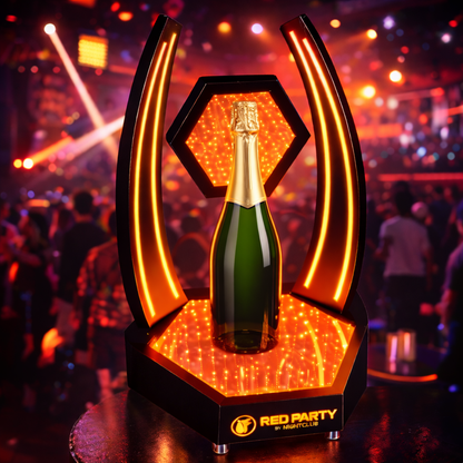 🔥 Présentoir Champagne LED Premium – Bottle Service Nightclub
