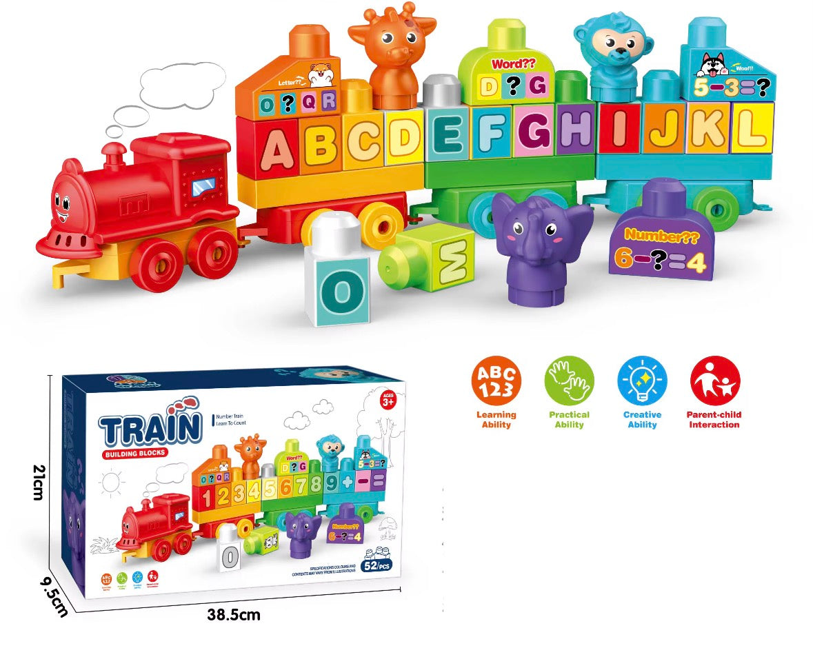 🚂 Train Éducatif à Blocs – Apprends en t’amusant!
