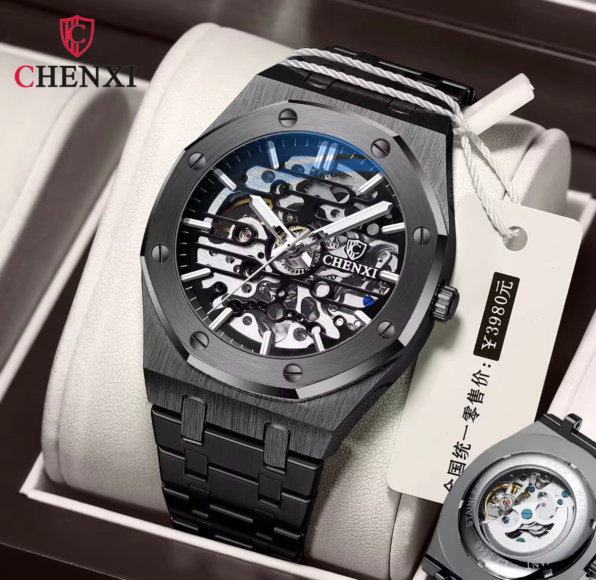 ⌚ Montre Chenxi Skeleton – Élégance & Précision