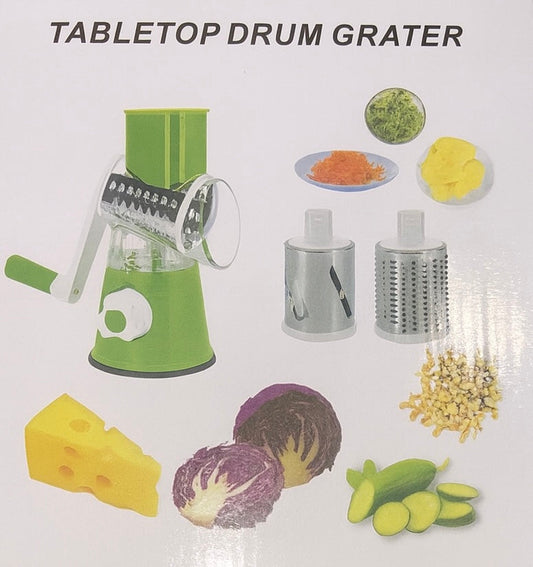 🥕 Râpe à Tambour Manuelle – Votre Meilleur Allié en Cuisine ! 🍽️