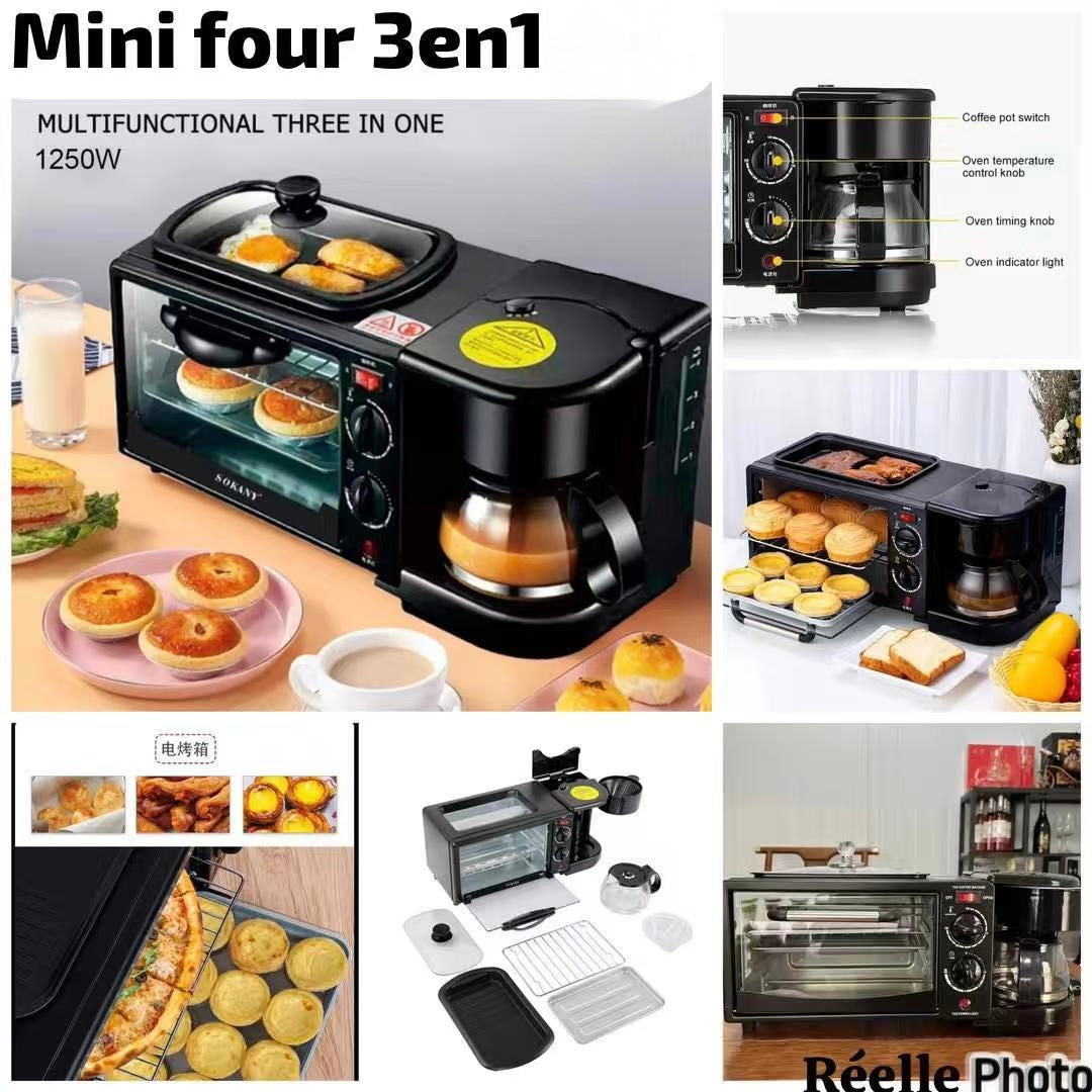 MACHINE A PETIT DEJEUNER 3 EN 1