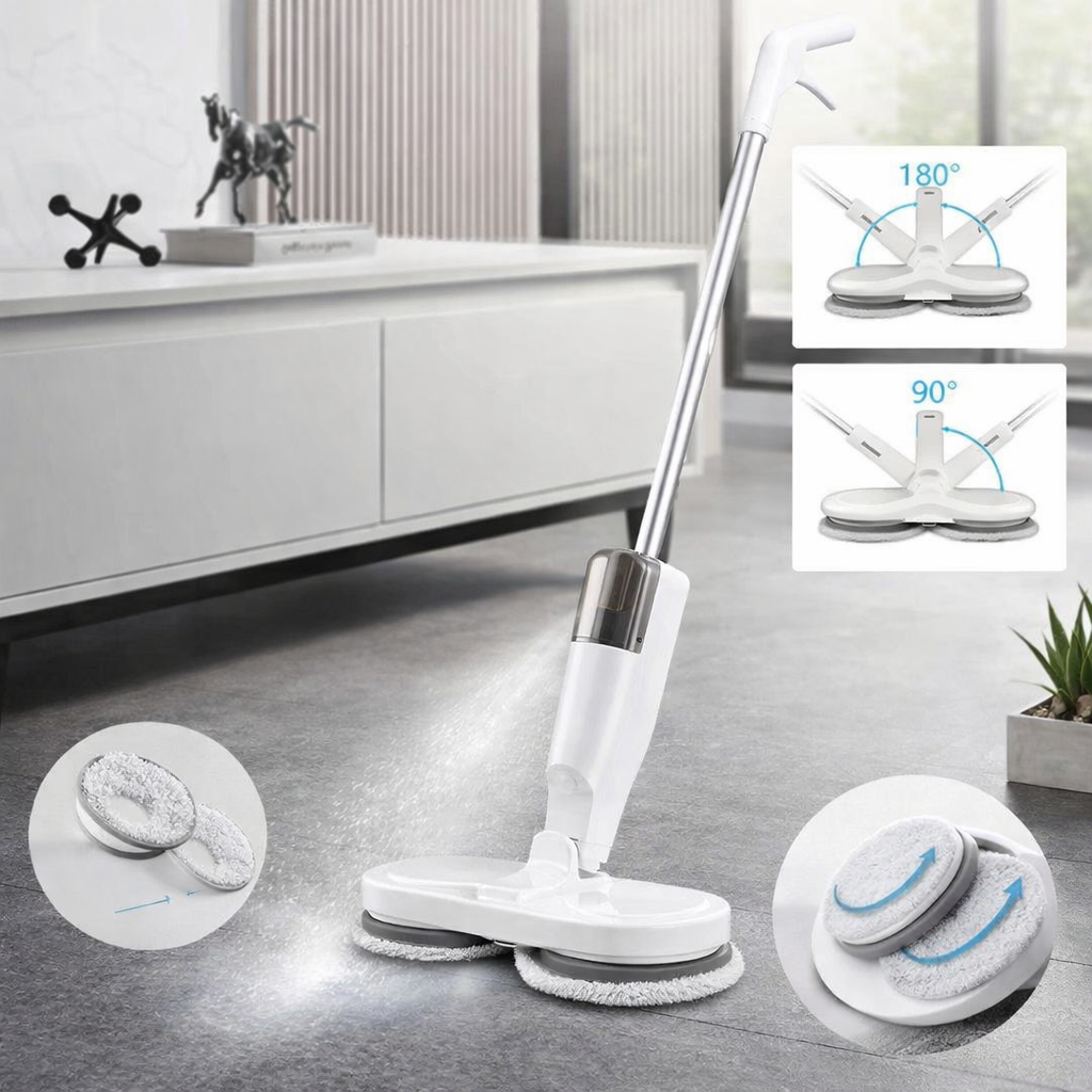 🧼 Balai Électrique Multifonction 360° – Nettoyage Intelligent & Sans Effort