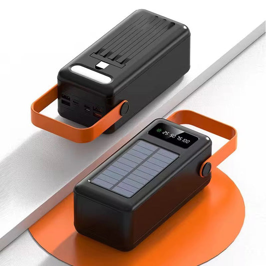 Power Bank Solaire 50 000 mAh avec Lampe