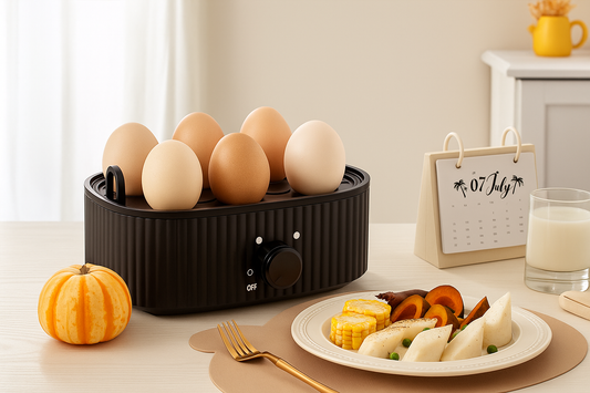 🍳 Cuiseur à Œufs Automatique – Design Élégant et Cuisson Parfaite