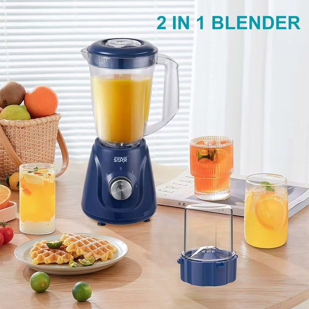Blender 2 en 1 – Mixeur & Broyeur Puissant 300W