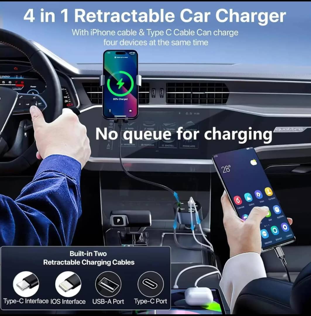 CHARGEUR DE TELEPHONE POUR VOITURE